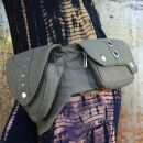 borsa cintura - Jerry - oliva - marsupio con molte borse