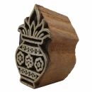 Timbro in legno - vaso - 3 cm - Legno