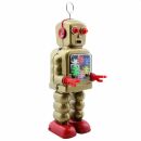 Robot - Robot de hojalata - High Wheel Robot - dorado -...