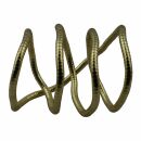 Costume jewelery - flexible snakechain neckles - gold -...