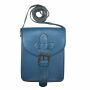 Leatherbag made of smooth leather - Model 03 - blue - Leatherbag