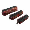 Pencil case made of cotton - colourful 02 - pack of 3 -...