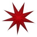 Paper star - Christmas star - 9-pointed star - red...