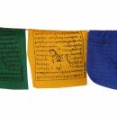 Tibetan prayer flags - 8 cm wide - black lettering - 02 -...