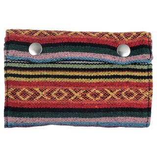 Tobacco pouch - ethno - red orange