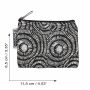 Zip Pouch - Cotton - 3,3 x 4,5 inch - pattern 09