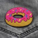 Aufnäher - Donut - pink - Patch