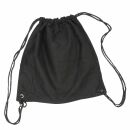 Gym Bag - Backpack - Jogger Bag - black - woven