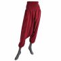 Pantaloni harem - pantaloni di Aladdin larghi Goa - modello 01 - uni - rosso