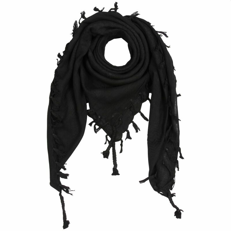 Kufiya - black - black - Shemagh - Arafat scarf, 15.23 C