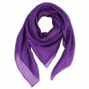 Sciarpa di cotone - viola-viola scuro - foulard quadrato