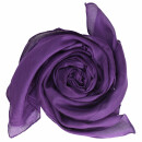 Sciarpa di cotone - viola-viola scuro - foulard quadrato