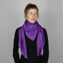 Cotton Scarf - purple - dark purple - squared kerchief