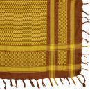 Kufiya - brown - brown-orchre - Shemagh - Arafat scarf
