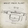 Riñonera - Flint - Muster 05 - color latón - Cinturón con bolsa - Bolsa de cadera