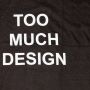 10er Set T-Shirt - Too much design Arial