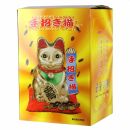 Glückskatze - Maneki-neko - Winkekatze - 40 cm - gold