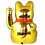 Glückskatze - Maneki-neko - Winkekatze - 40 cm - gold