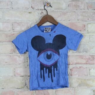 Kinder - Shirt - Senior - Melting Mouse Eye - Einzelstück - blau M