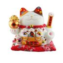 Gatto della fortuna - Gatto cinese - Porcellana 30 cm...