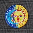 Patch - India Sun Moon - yellow-blue