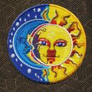 Patch - India Sun Moon - yellow-blue