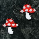 Patch - Mushroom - Fly agaric beige-red-white