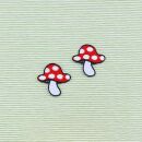 Patch - Mushroom - Fly agaric beige-red-white