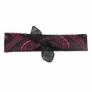 Bandana Scarf - Paisley pattern 02 - black - pink -...