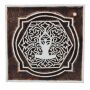 Wooden Stamp - Yogi 02 - lotus seat - big - 2,95 inch - Stamp made of wood
