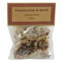 1x 50g Incense mix - Natural Resin - Frankincense&Myrrh - Indian incense mix