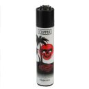 Clipper Lighter - Palm with red skull