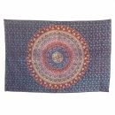 Bedcover - decorative cloth - Mandala - Pattern 08 - 54x83in