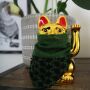 Gatto della fortuna - Gatto cinese - Maneki neko - 13 cm - oro
