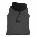 Tank top - sleeveless - gray-black - - cotton - one size...
