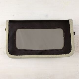 Tobacco pouch made of smooth leather - dark-brown-black-light-brown - Tobacco bag
