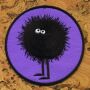 Patch - Fuzzy-head - purple 8 cm