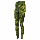 Leggings - Batik - Landscape - negro - verde amarillo