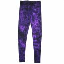 Leggings - Batik - Landscape - nero - viola