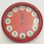 Set 4x Wanduhr verschiedene Farben Wall Clock Uhr