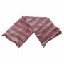 Tube scarf - loop scarf - 66 cm - red-green striped