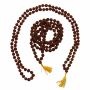 Cadena de oración - Cadena de Mala - Cadena de meditación - Cuentas de Rudraksha - Modelo 03 - 5 Mukhi