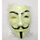 23x Masken Demo Guy Fawkes Kunststoffmaske Plastikmaske Festival Verkleidung