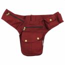 Premium borsa cintura - Buddy - rosso bordeaux - colori...
