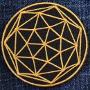 Patch - Dodecahedron - Metatrons cube - sacred geometry -...