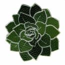 Aufnäher - Lotus Blume - grün - Patch