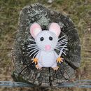 Patch - Mouse - little mouse - grey - patch