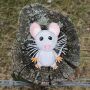 Patch - Mouse - little mouse - grey - patch