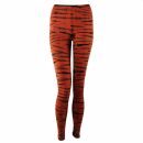 Leggings - Batik - Haze - schwarz - rot-zinnoberrot