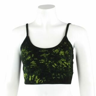 Sports Bra - Crop Top - tie-dye batik - Landscape - various colours